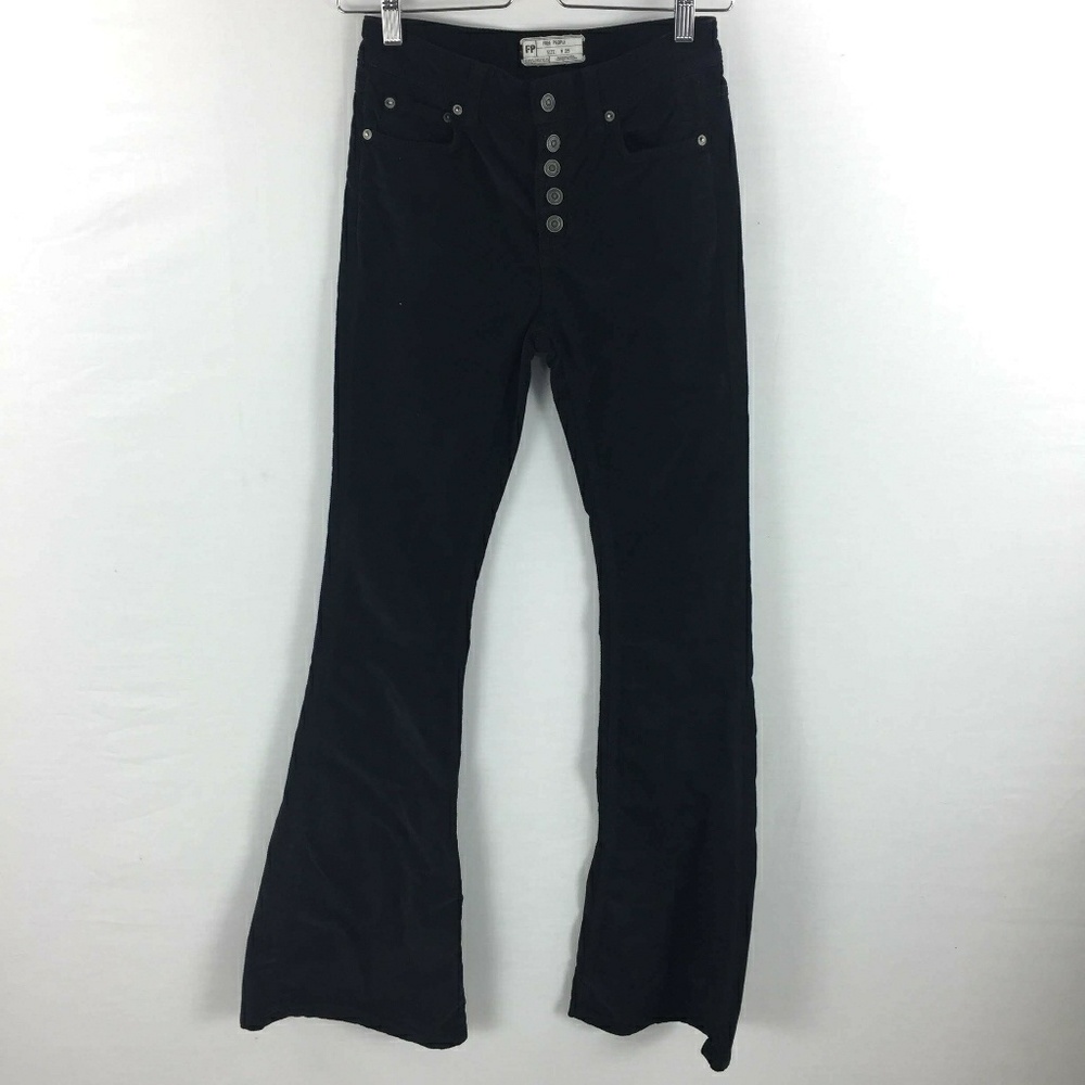 Free people soma velvet flare corduroy pants 25x33 - Picture 2 of 6